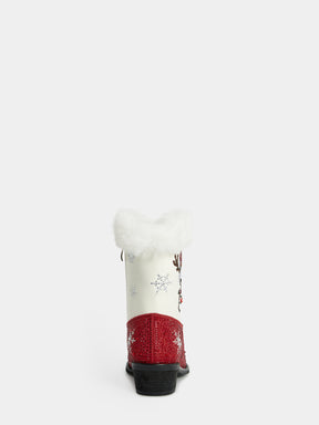 white_shaft_snowflake_rhinestone_fur_top_christmas_boots
